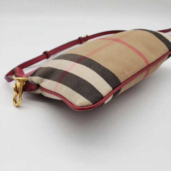Burberry House Check Derby Peyton Crossbody Clutch Bag 370-081323 - Picture 7 of 11